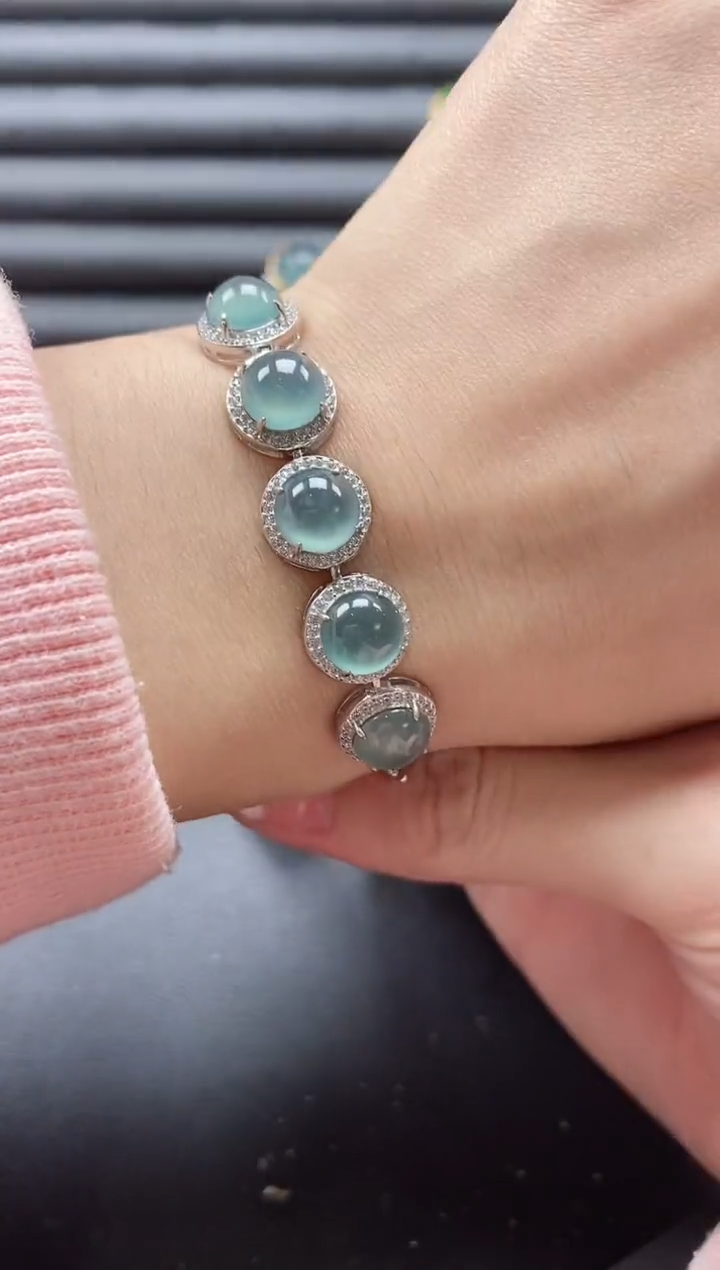 【闪购商品】翡翠戒指银S925镶嵌51151-4