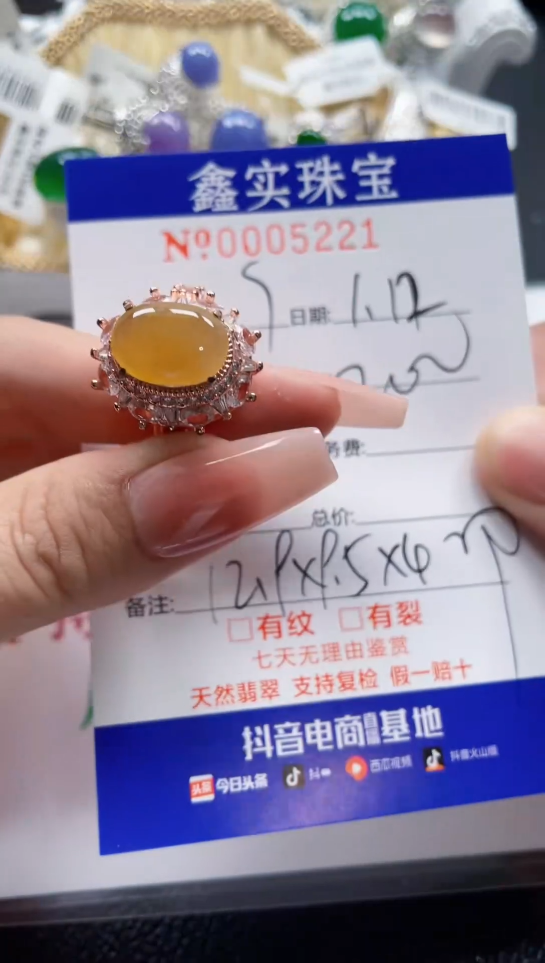 【闪购商品】翡翠颈饰未镶嵌52210000