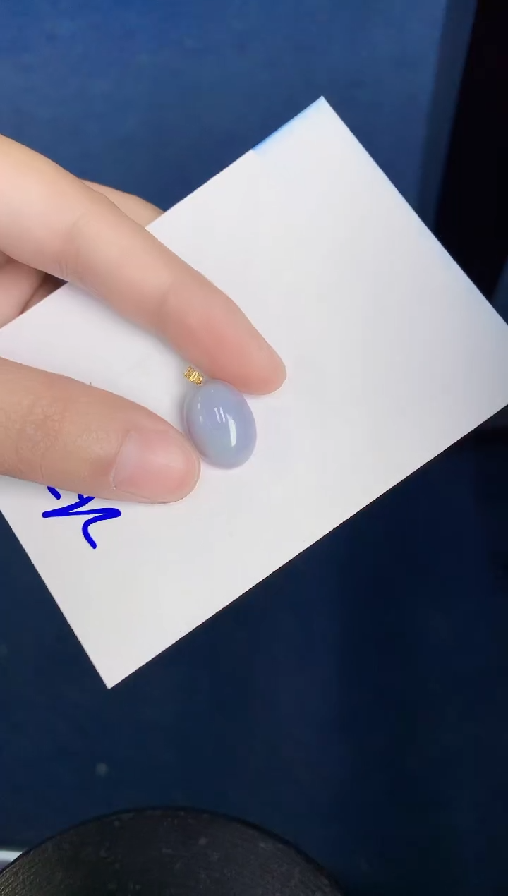 翡翠18K金镶嵌颈饰000000000