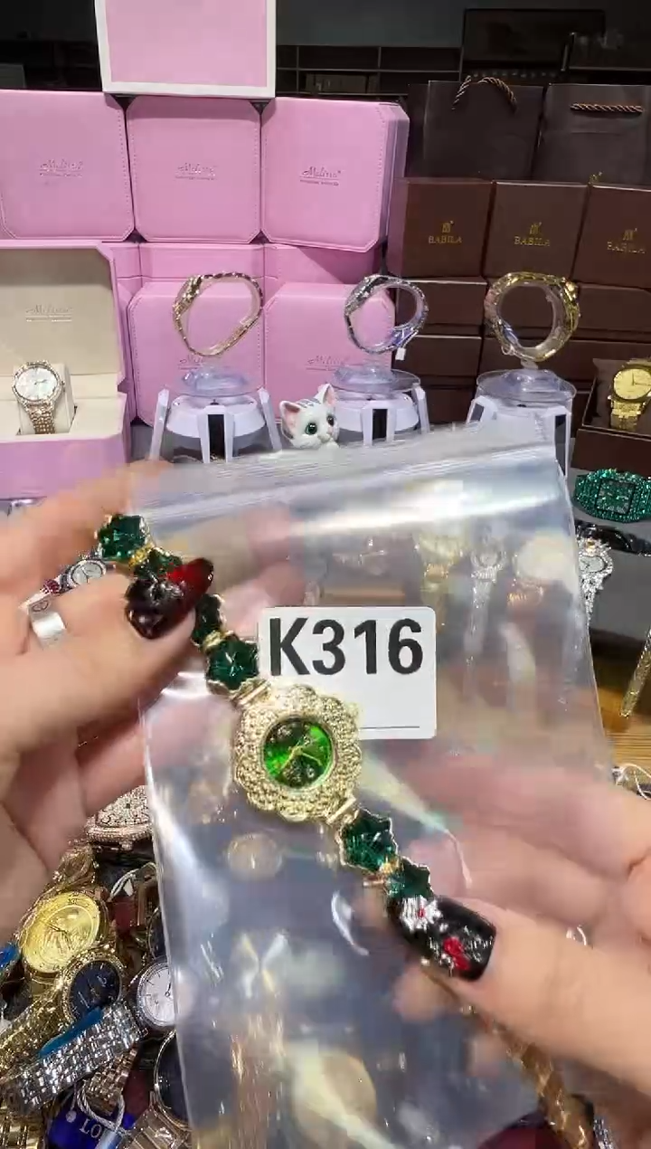 石英机芯不锈钢不锈钢直播定闪专用