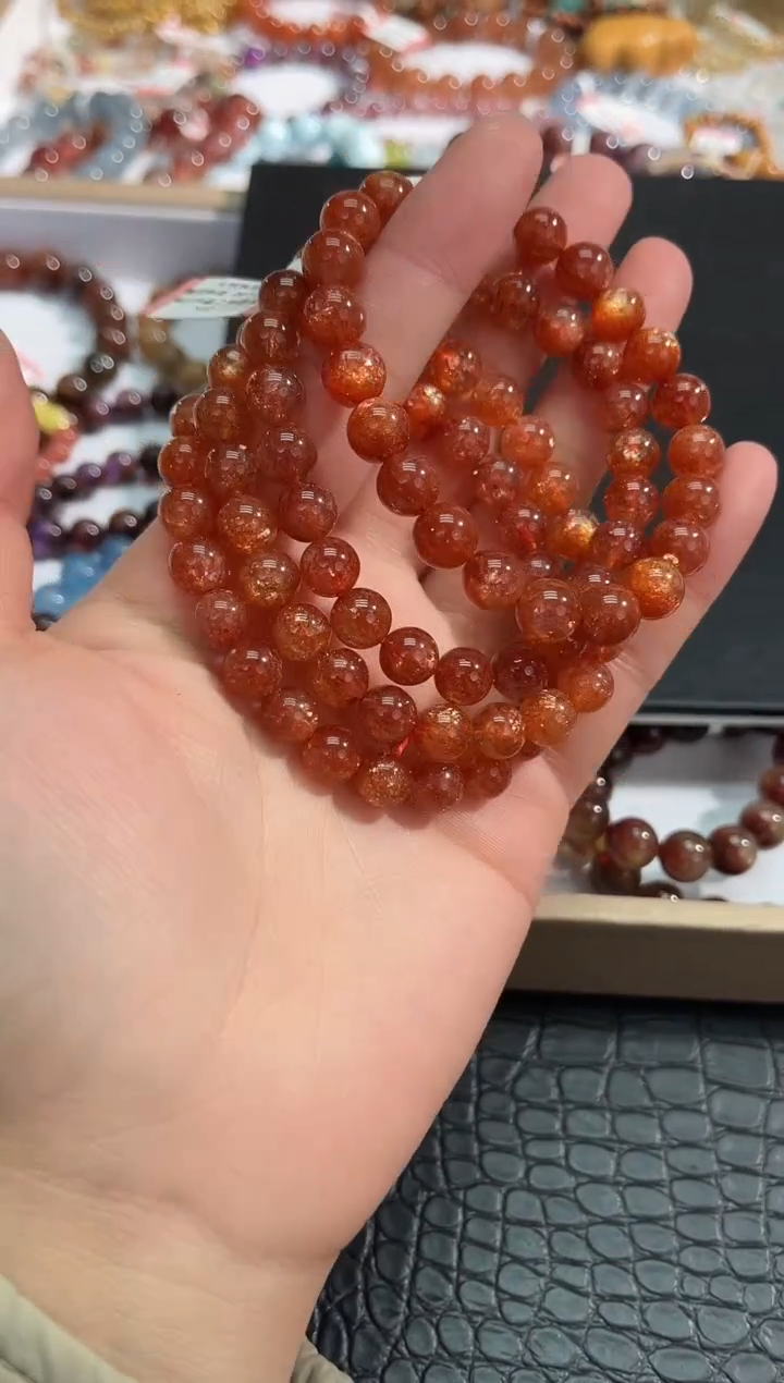 【闪购商品】长石手链未镶嵌9多样性发其一金太阳8+