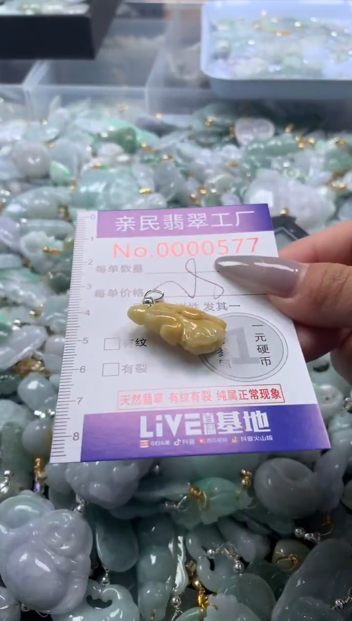 颈饰未镶嵌翡翠577