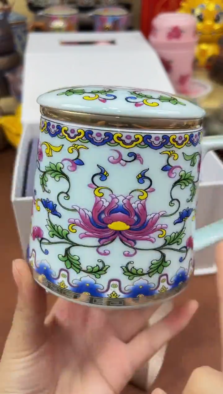 陶瓷茶具摆件旅行套组