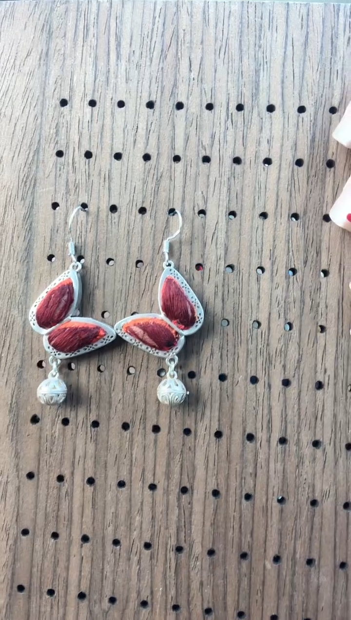 【闪购商品】织绣非遗手工刺绣耳环