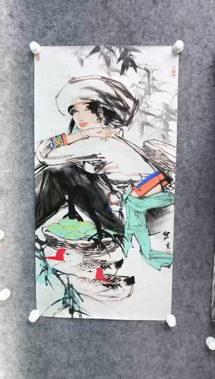 【闪购商品】绘画刘向平-国画-4平尺