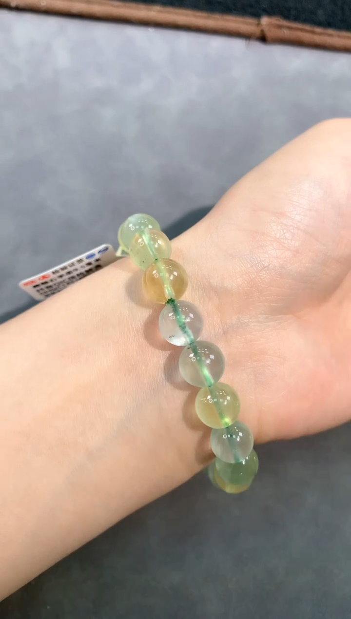 【闪购商品】葡萄石手绳未镶嵌68号葡萄石单圈9.5mm