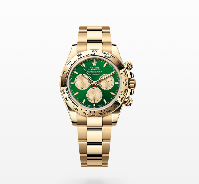 99新 Rolex/劳力士 单表/迪通拿 40mm/126508/绿金迪/金眼睛