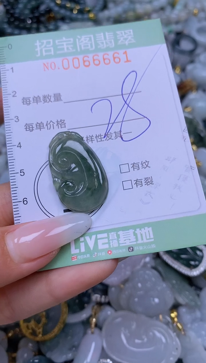 【闪购商品】翡翠未镶嵌颈饰闪购0066661