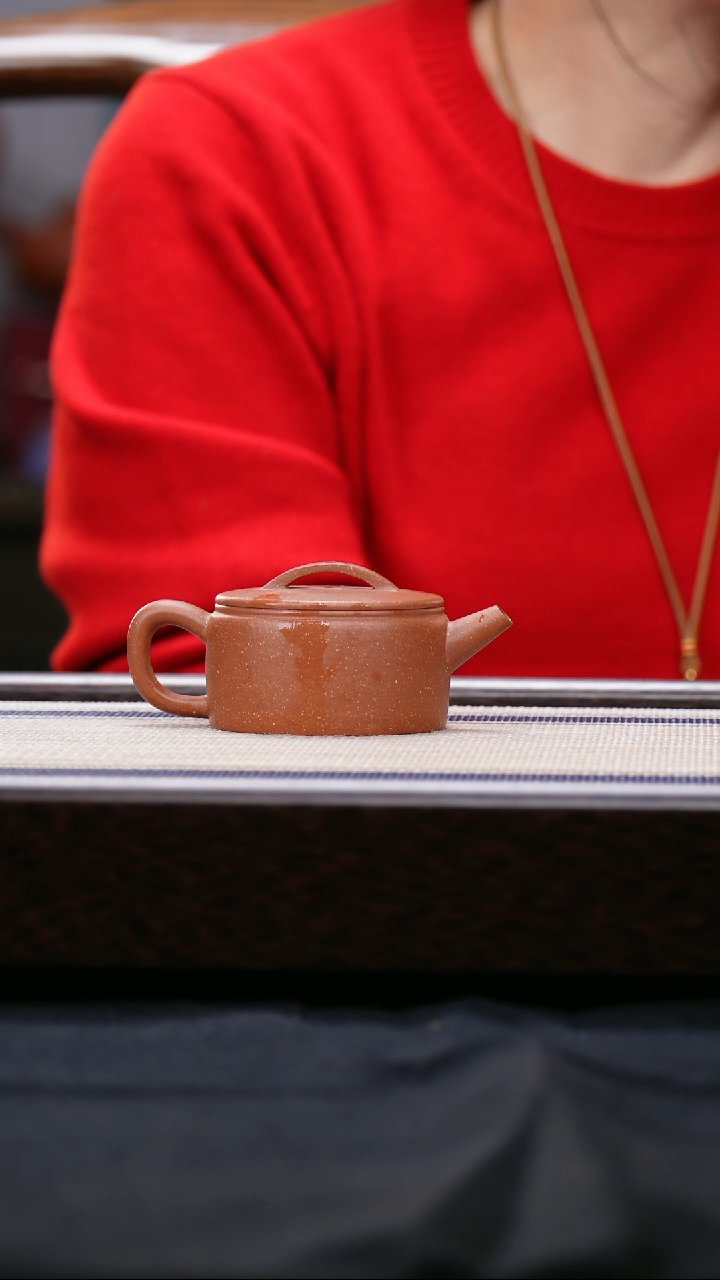 【闪购商品】紫砂茶壶红降坡 小汉瓦壶 
