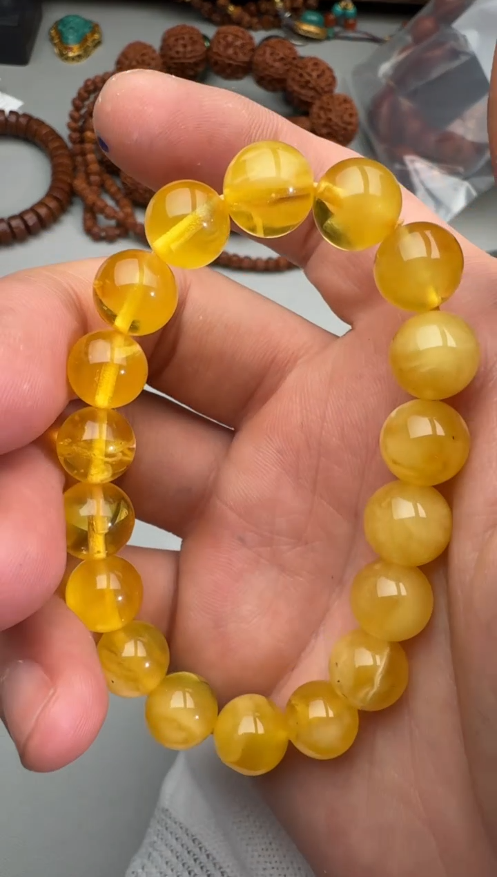 【闪购商品】蜜蜡手绳未镶嵌蜜蜡单圈