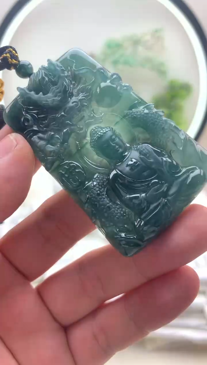 颈饰未镶嵌翡翠阿弥陀佛