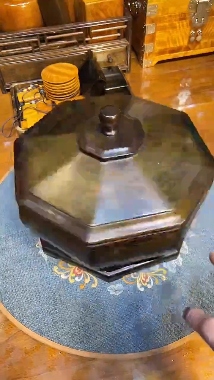 乌木类成套家具乌木果盘 s23