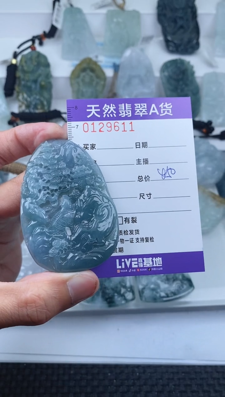 【闪购商品】翡翠颈饰未镶嵌         611
