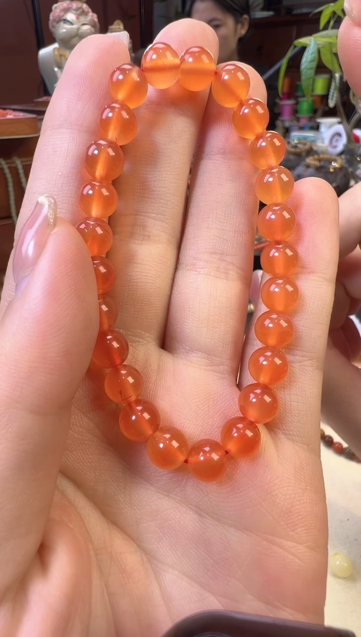 未镶嵌手串南红玛瑙保山冰红【特价】