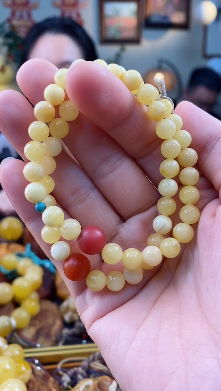 【闪购商品】琥珀手串未镶嵌手串(多样性发其一）微瑕