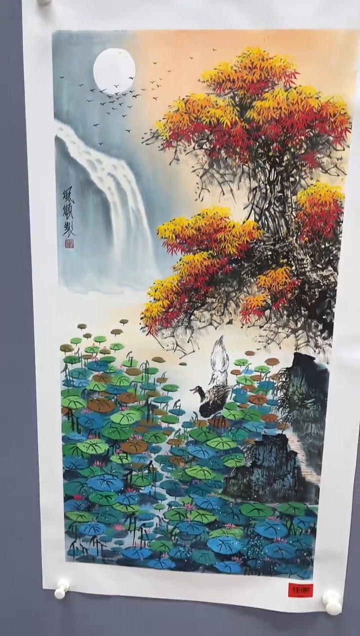 国画杨风顺-4.5平尺-花鸟-纸片