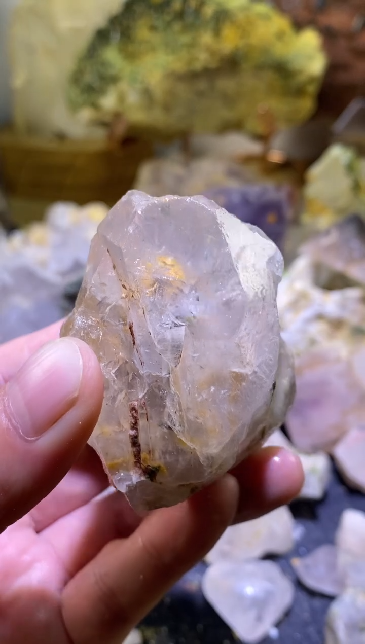 未镶嵌珠宝半成品水晶27号四川超七花园水晶