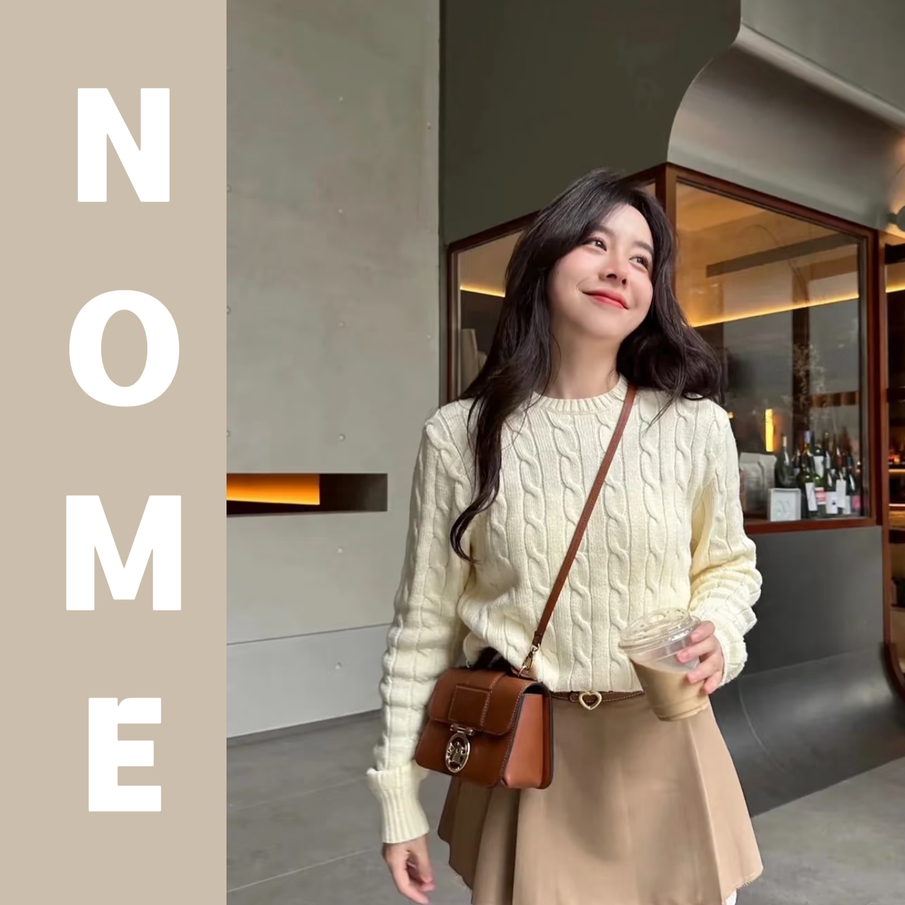 小马家 经典休闲时尚小马刺绣纯色圆领套头秋冬女款-小萱