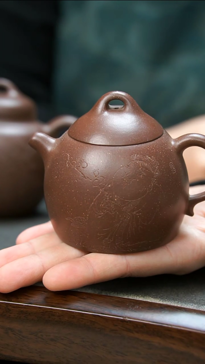 【闪购商品】紫砂茶壶紫泥秦权壶