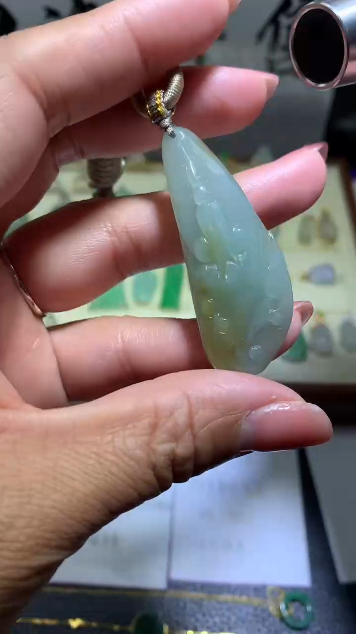 【闪购商品】翡翠颈饰未镶嵌059天然翡翠缅甸A货