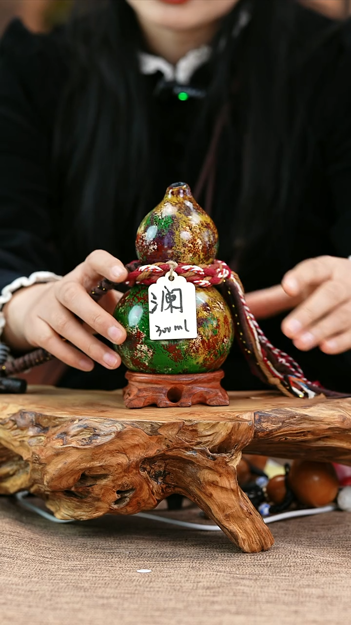 【闪购商品】451—光岳葫天然大漆酒葫芦不含漆珠