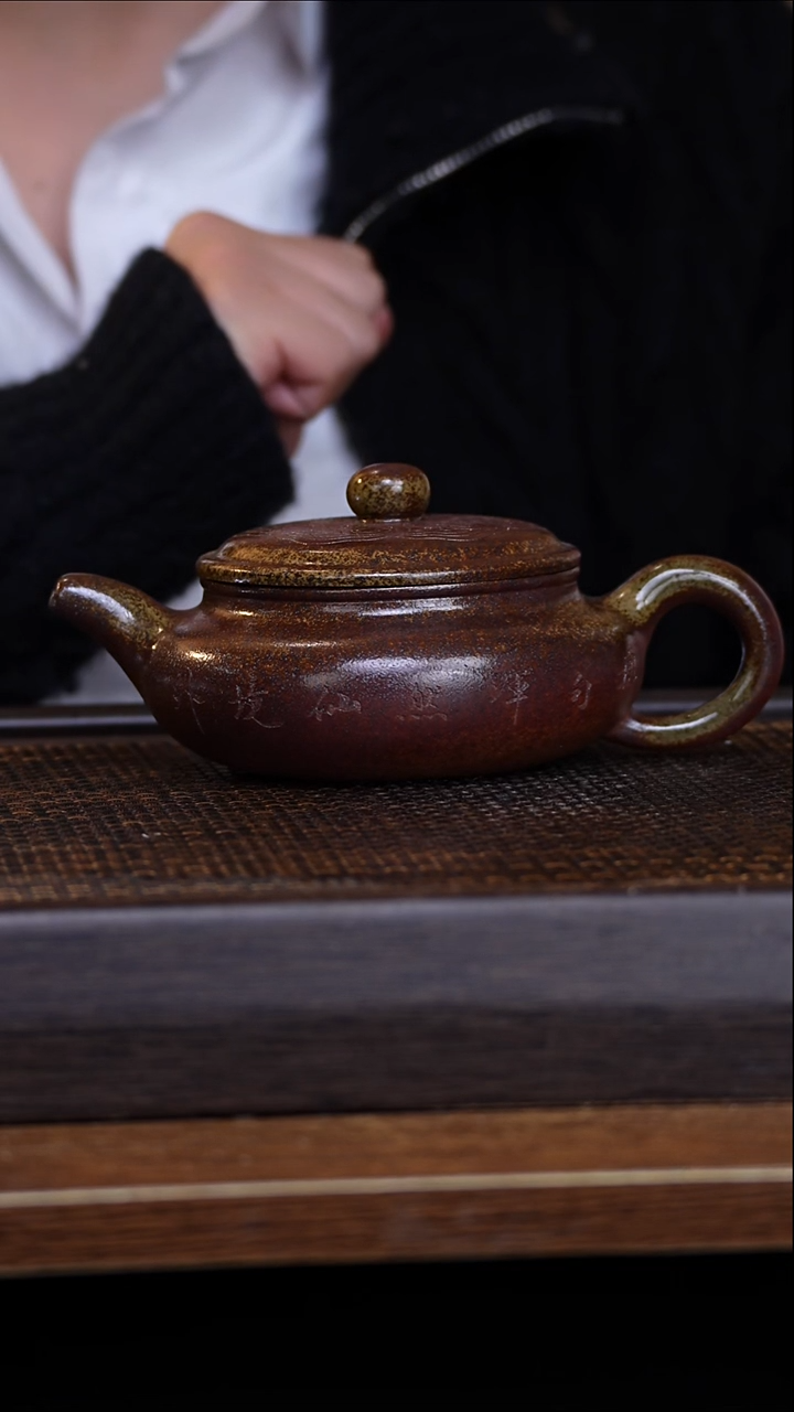 茶壶紫砂宜兴手工原矿紫砂壶001