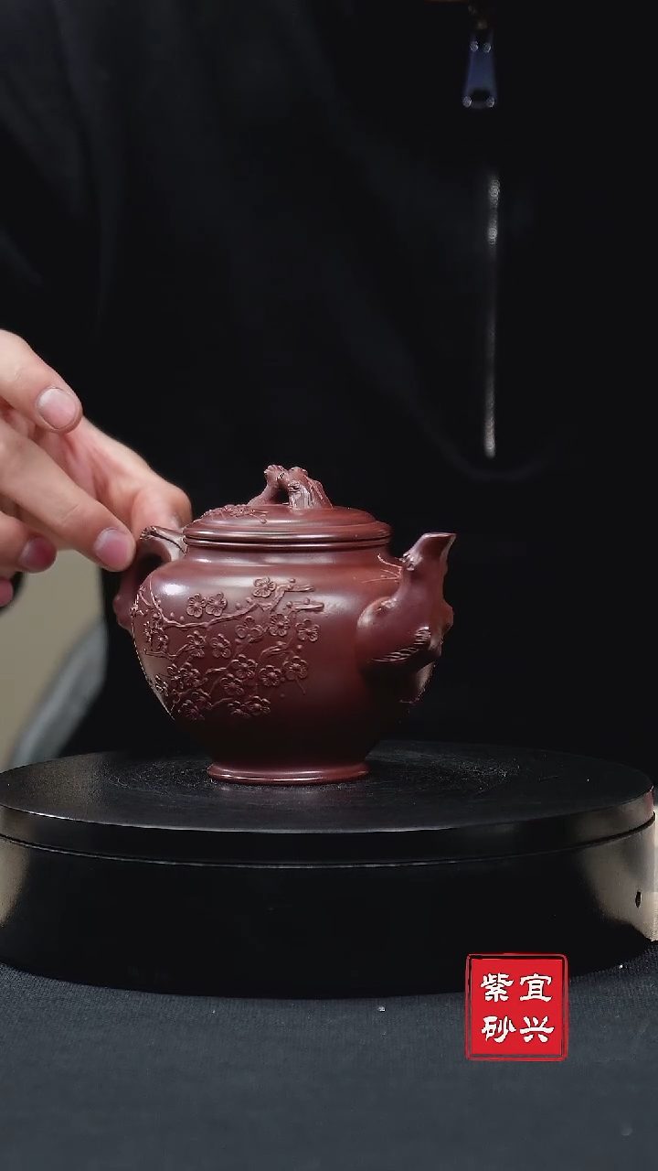 【闪购商品】紫砂茶壶085报春手工紫砂壶