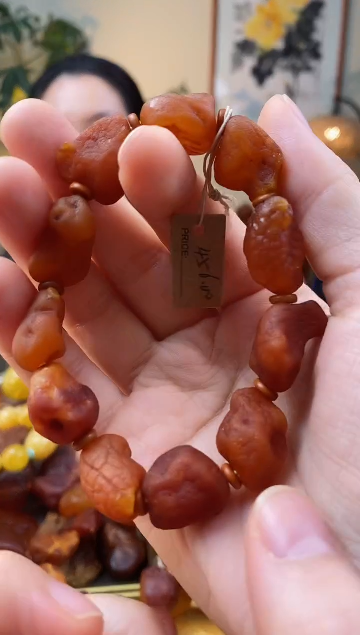 【闪购商品】琥珀手串未镶嵌手串