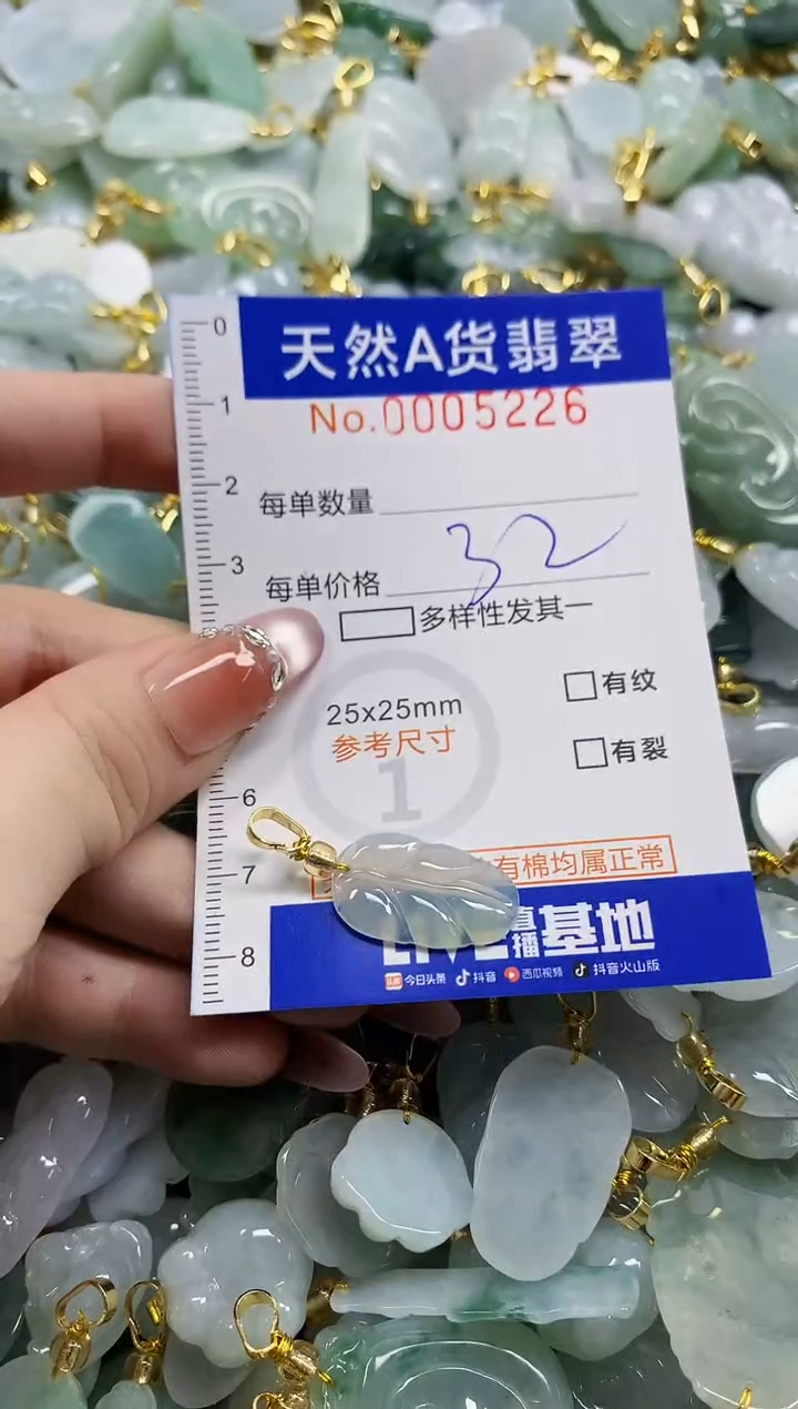 颈饰未镶嵌翡翠天然A货翡翠