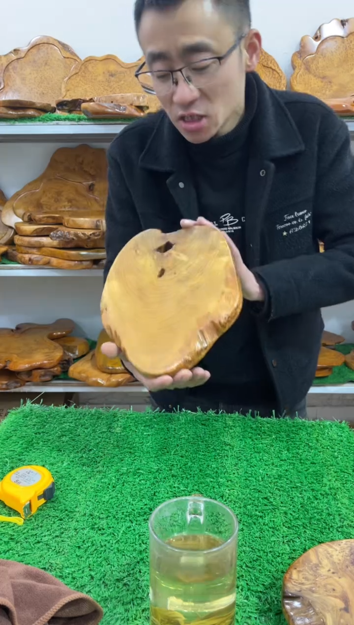 【闪购商品】四川香杉枯木榴茶盘