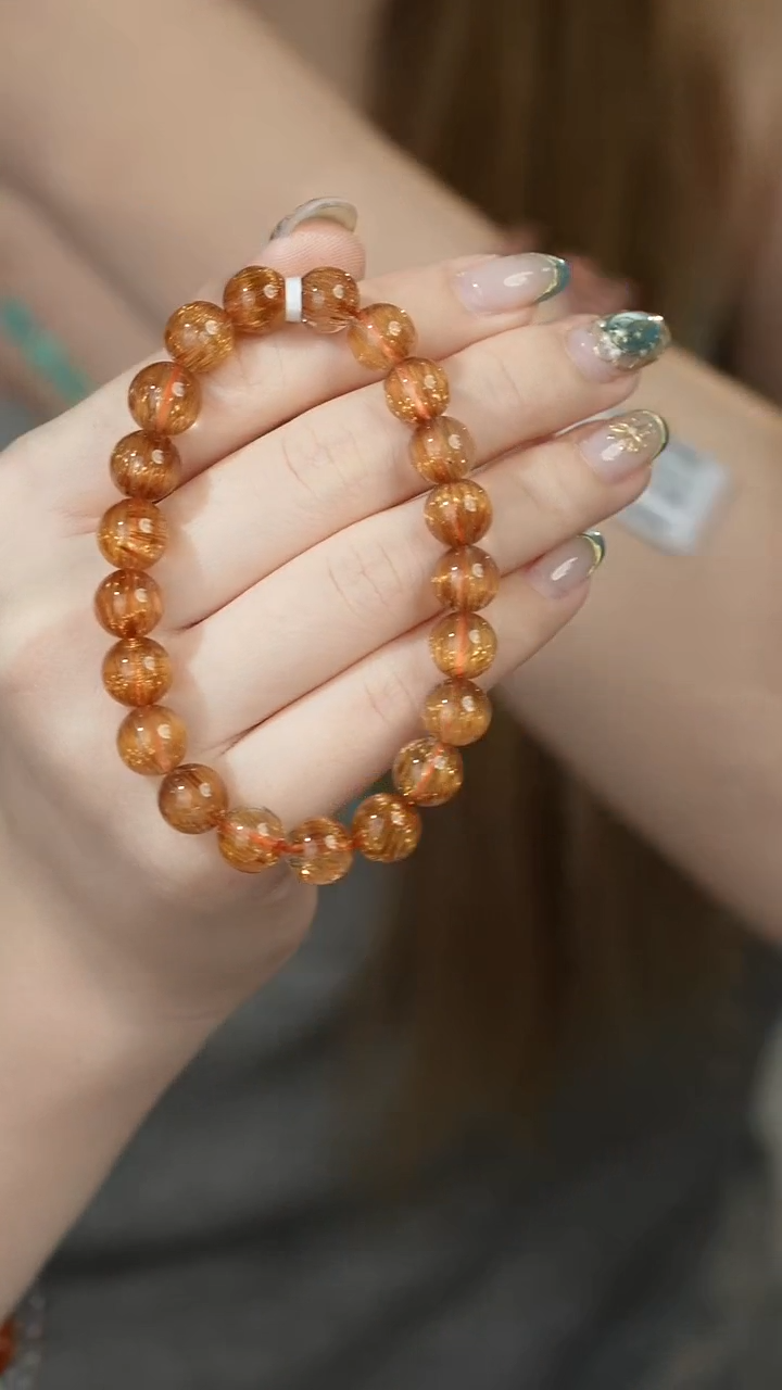 水晶手串未镶嵌J10（多样性发一件）铜发9mm+