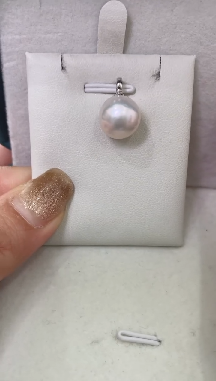 【闪购商品】淡水珍珠LL银S925镶嵌珍珠吊坠@@c1213