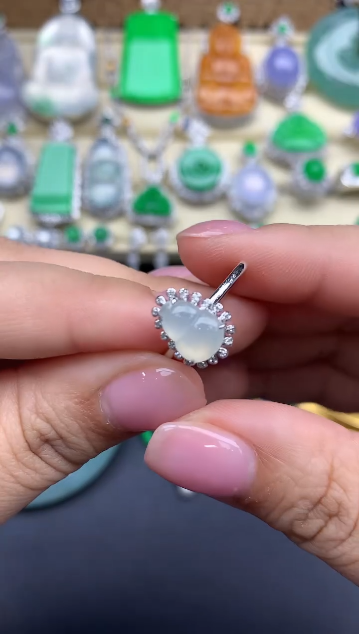 【闪购商品】翡翠戒指18K金镶嵌116-中国好珍宝