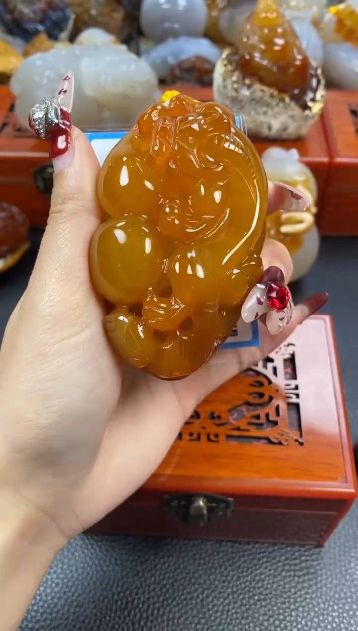 【闪购商品】玛瑙/玉髓手把未镶嵌1