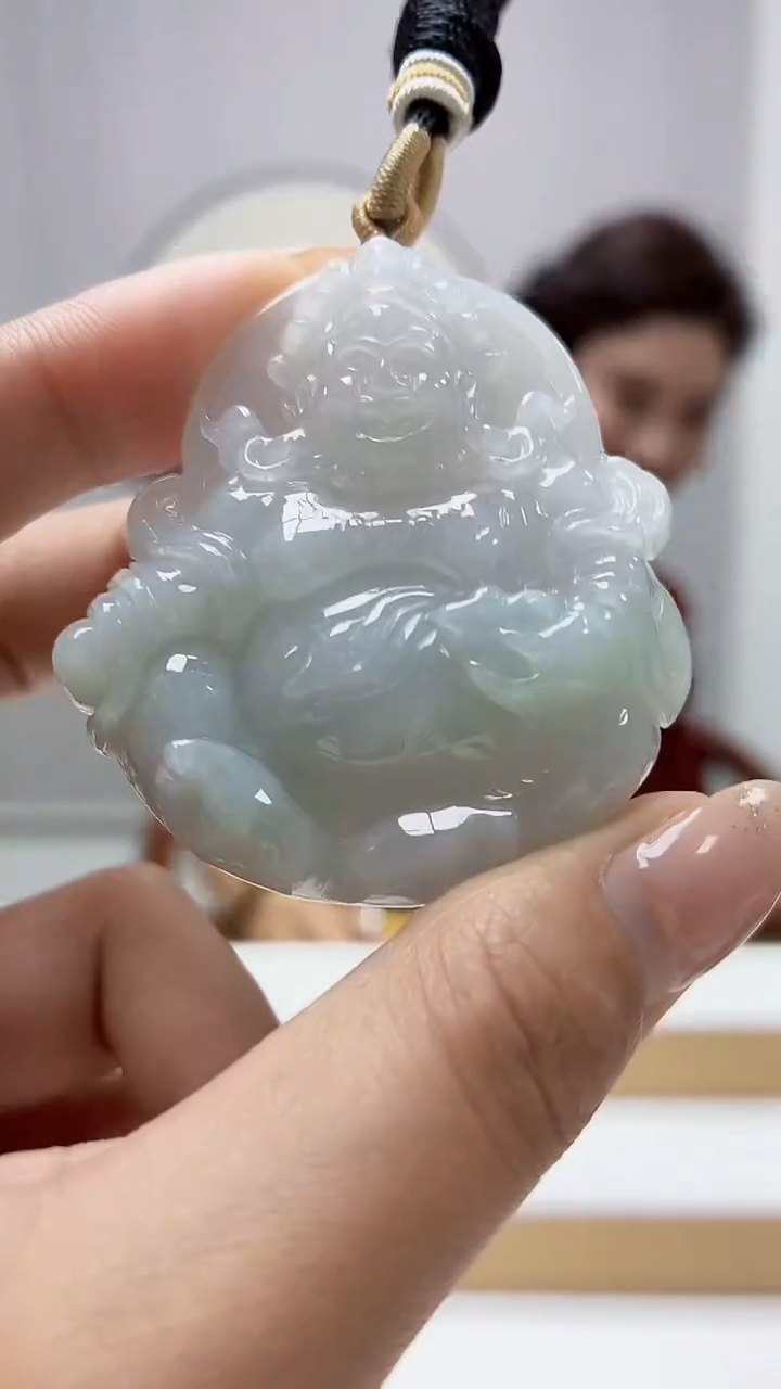 未镶嵌定制翡翠4829MM-毛货挂件24