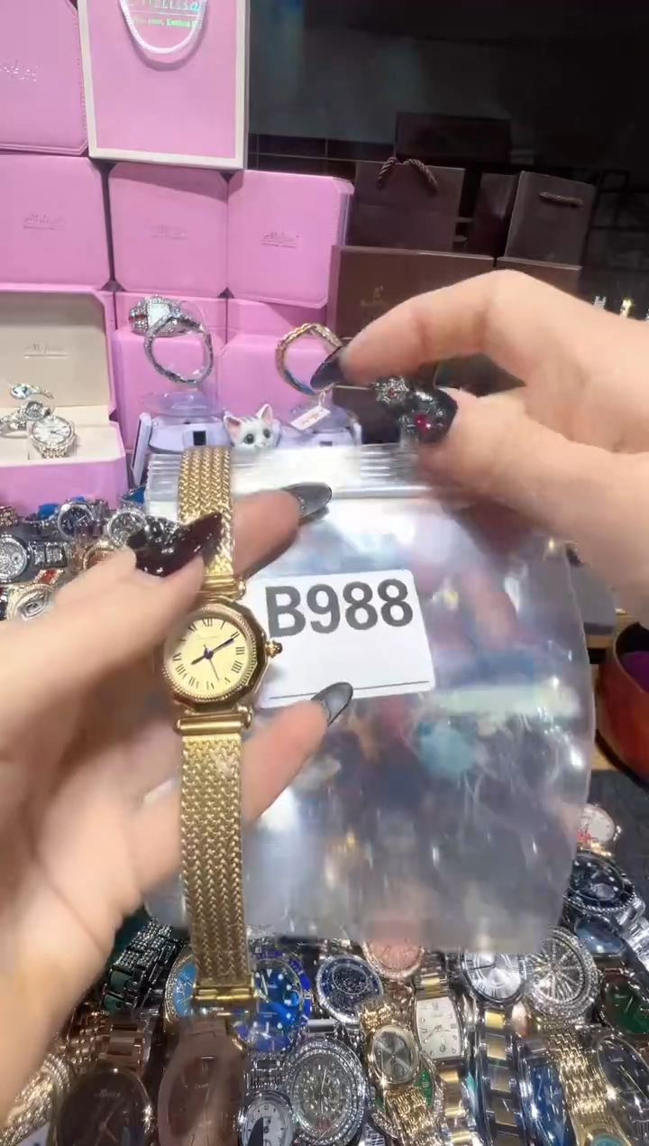 石英机芯不锈钢不锈钢直播定闪专用