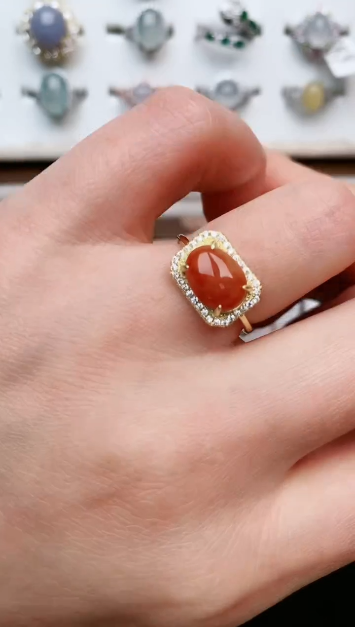 【闪购商品】翡翠戒指银S925镶嵌....