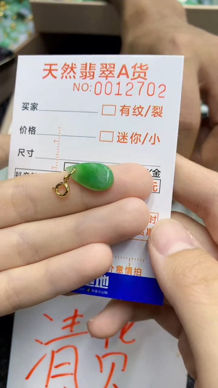 翡翠未镶嵌颈饰             1