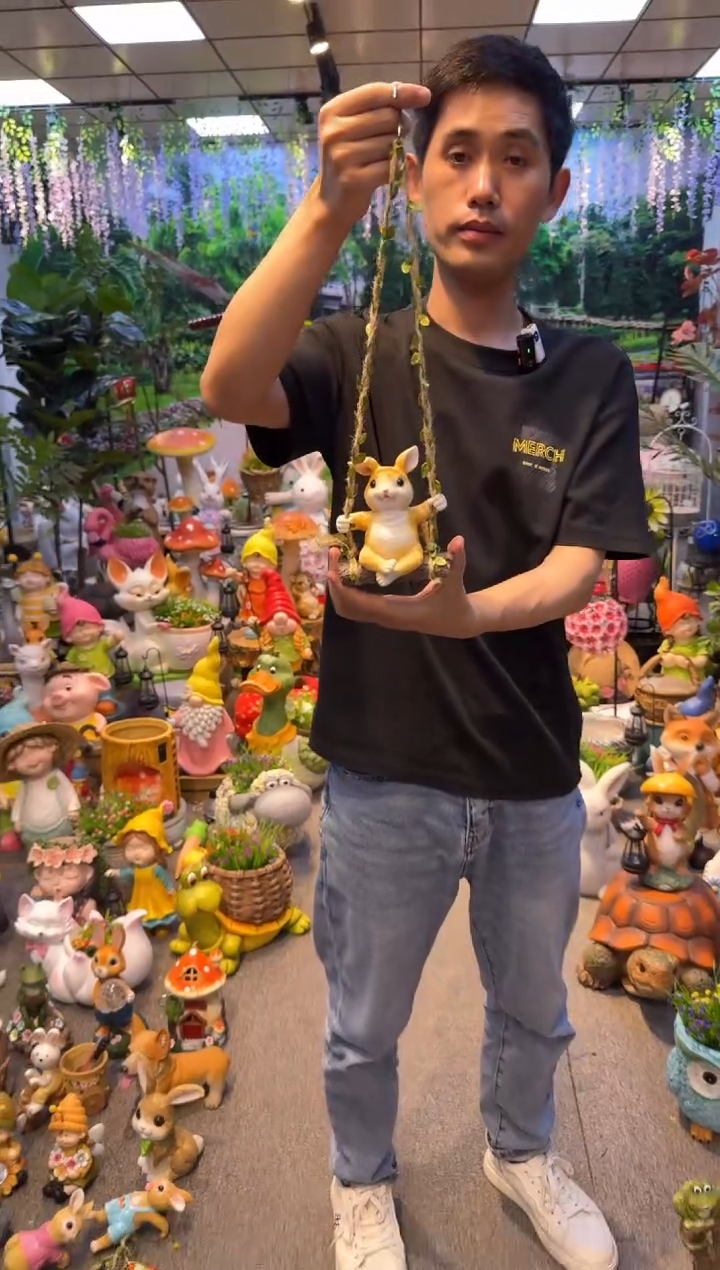 无花朵花园庭院摆件&00&