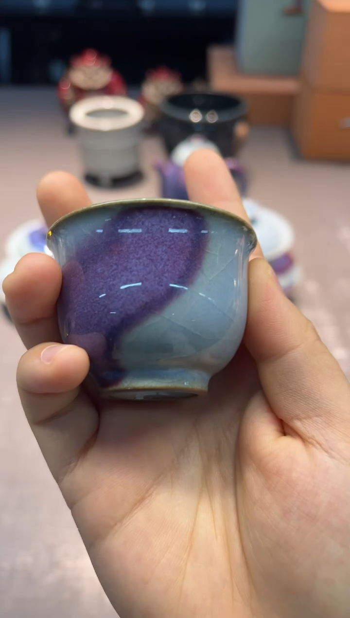 【闪购商品】陈卫星 钧窑 长乐杯