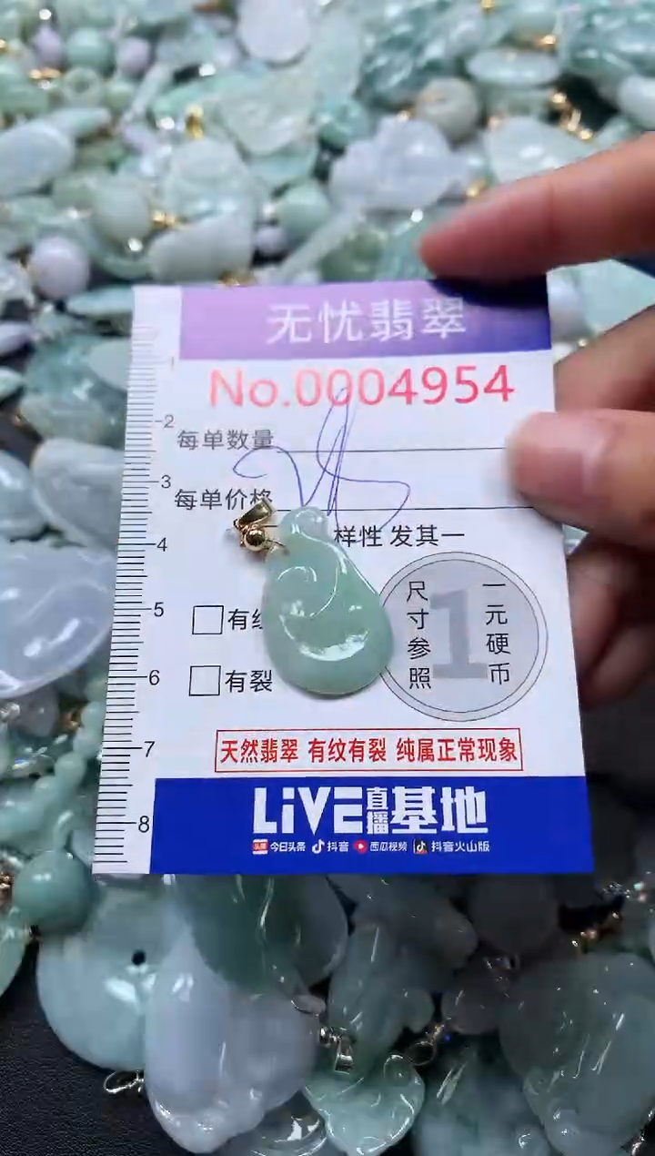 颈饰未镶嵌翡翠4954