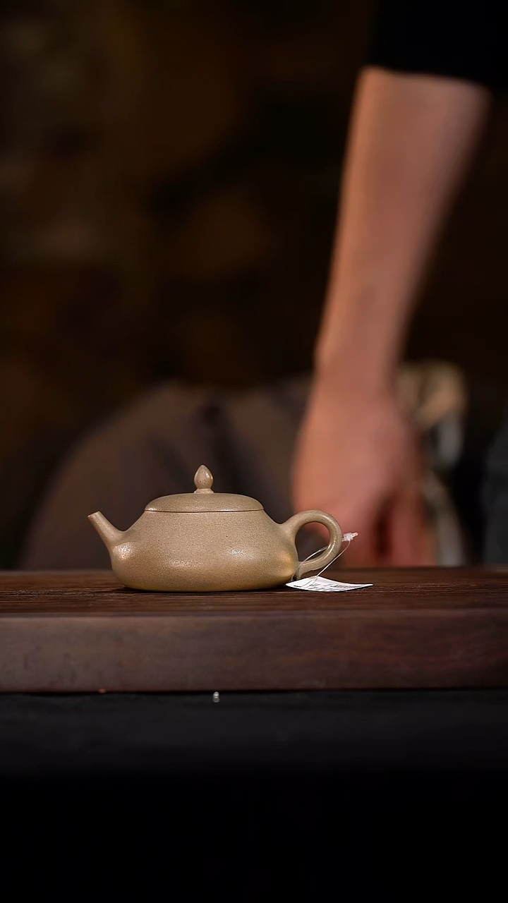 茶壶紫砂乳瓢FQH本山绿130cc