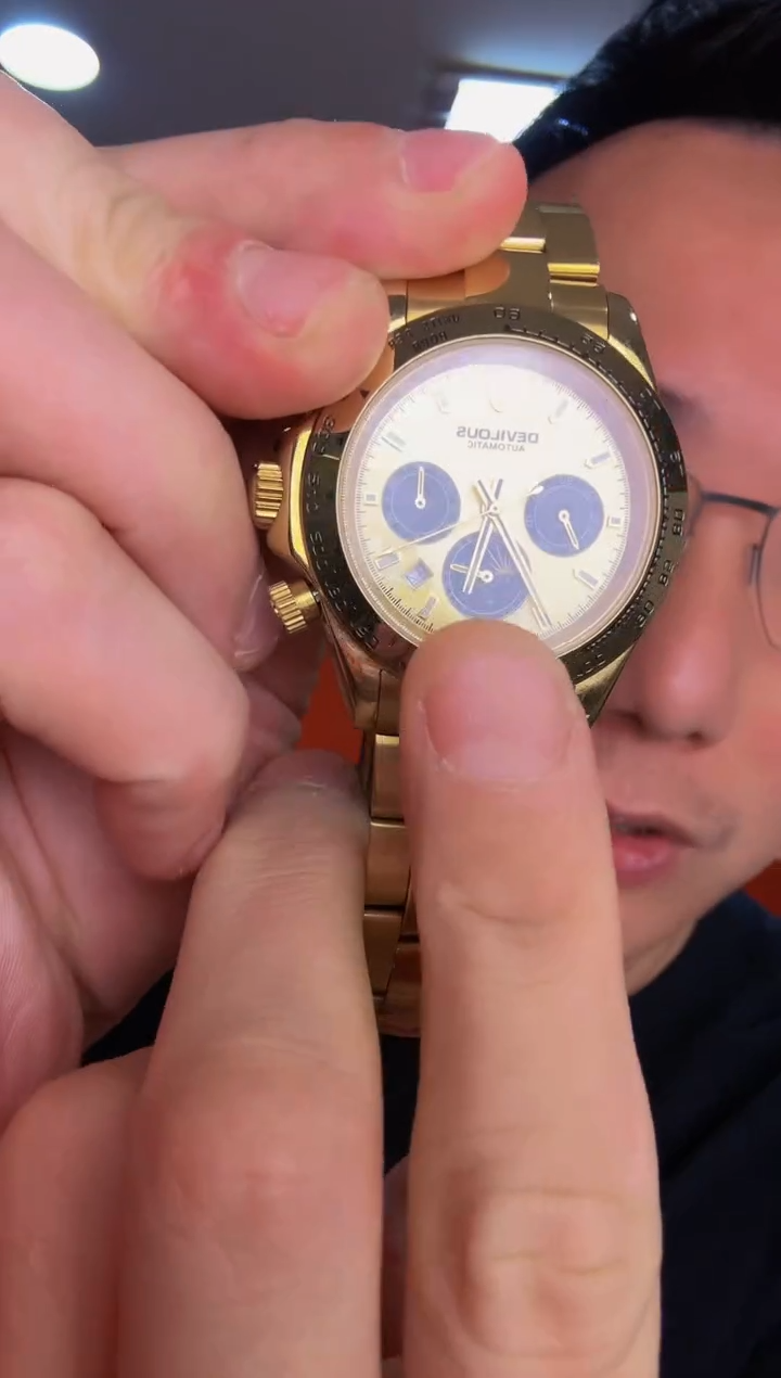 金属全自动机械手表1