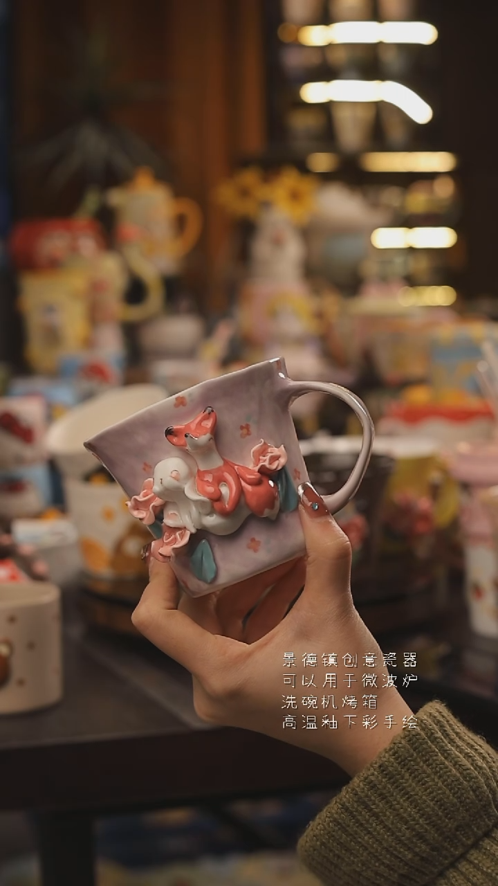 景德镇釉下彩绘设计师款式陶瓷