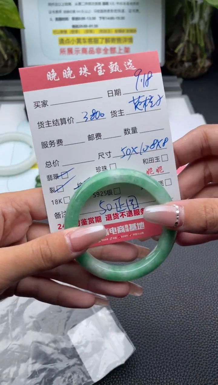 未镶嵌手镯翡翠手镯