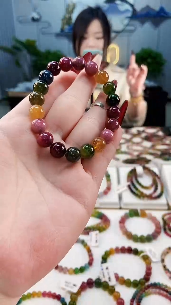 【闪购商品】碧玺手链未镶嵌G2384单圈颜色微差发1