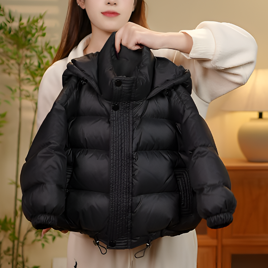 【Lin】儿童冬季白鸭绒羽绒服极寒系列双倍充绒韩版门幅五道线设计