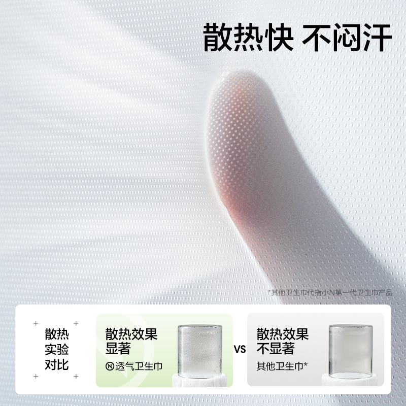 【夏日专研】小N透气卫生巾超薄瞬吸透气速吸干爽姨妈巾SP 图片 5
