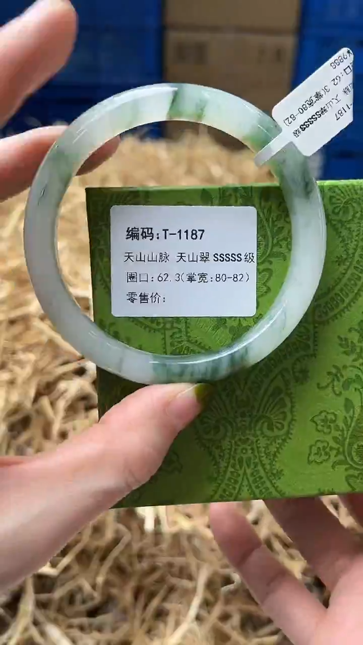 未镶嵌手镯石英质玉T1187