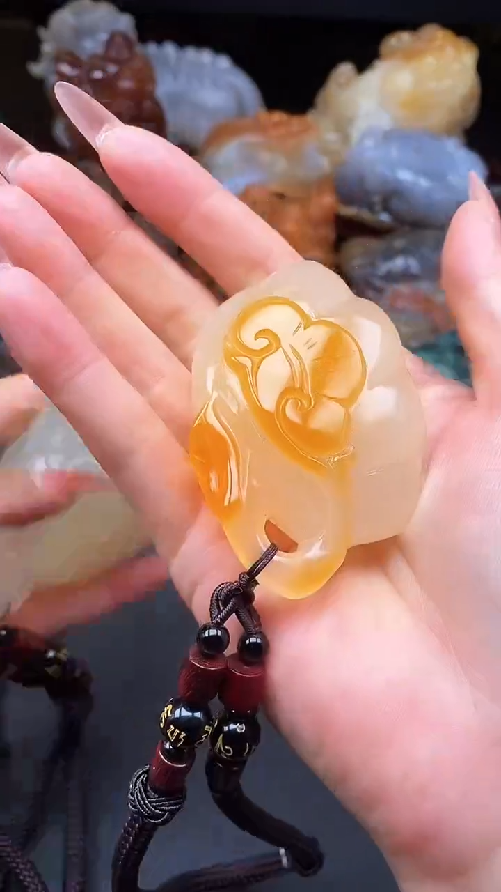 玛瑙/玉髓颈饰未镶嵌dd